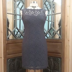 Adrianna Papell Evening Lace Sheath Dress